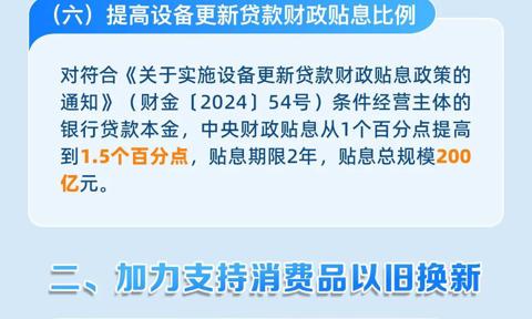 一图读懂 | 关于加力支持大规模设备更新和消费品以旧换新的若干措施（发改环资〔2024〕1104号）